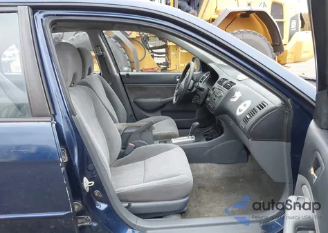 2004 Honda Civic Lx из США, поврежденный, VIN 2HGES16504H521876